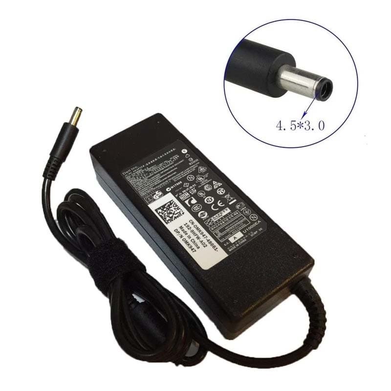 شارژر لپ تاپ DELL 19.5V 4.62a فیش ریز کد 5869 — تصویر ۲