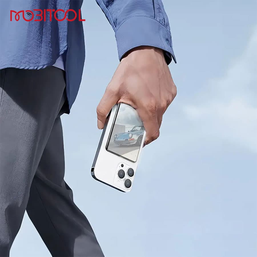 پاوربانک آینه ای مگ سیف 5000 میلی آمپر گرین لاین Green Lion Mirror Design 5000mAh Power Bank — تصویر ۲