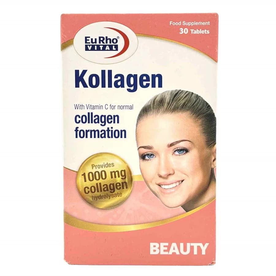 قرص کلاژن ۱۰۰۰ میلی‌گرم یوروویتال | EuroVital Collagen 1000mg Tablets