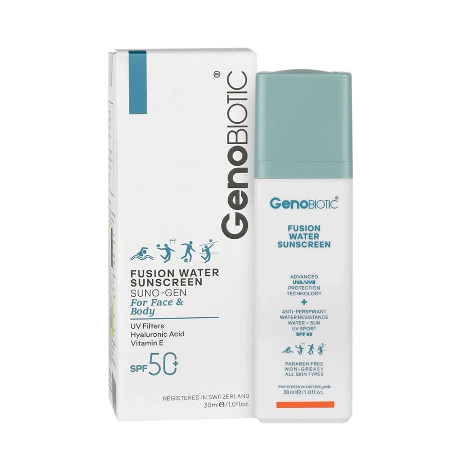 کرم ضدآفتاب فیوژن واتر ژنوبایوتیک ۳۰ میلی‌لیتر | Genobiotic Fusion Water Sunscreen 30 ml