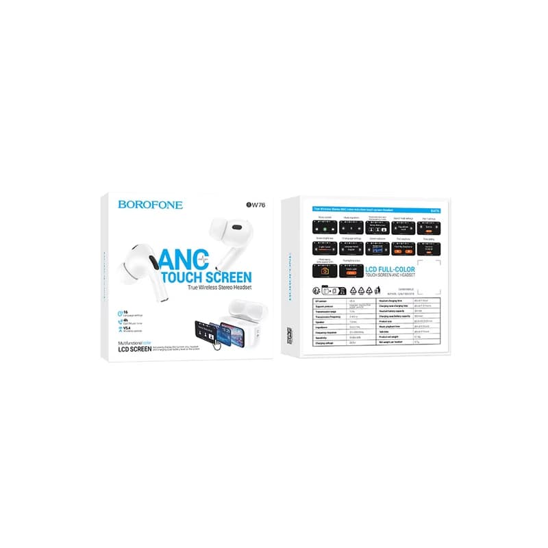 هندزفری بلوتوثی بروفون مدل BW76 ANC — تصویر ۲