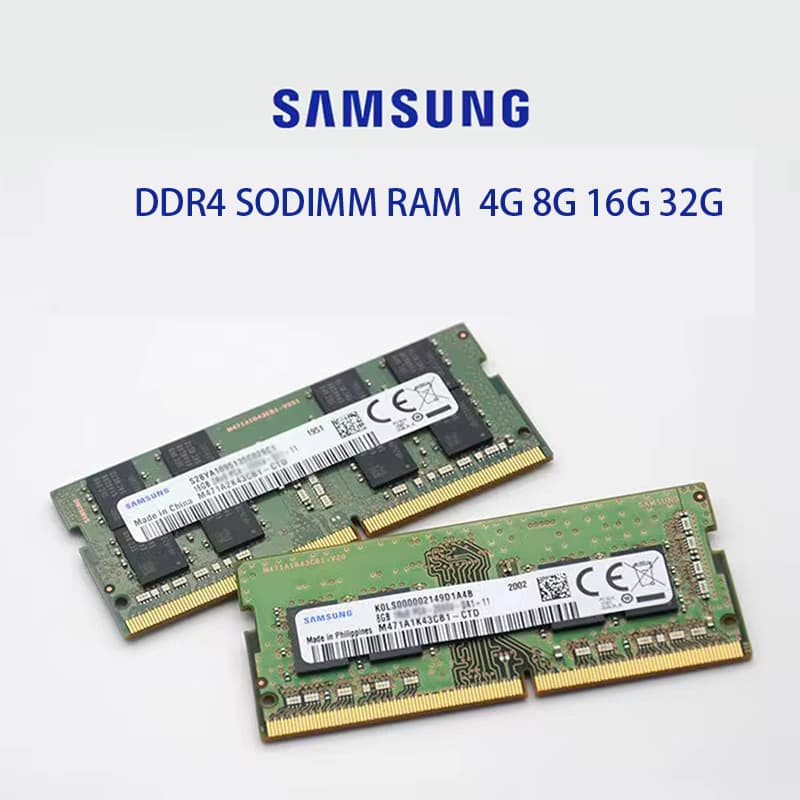 رم لپ‌تاپ سامسونگ تک‌کاناله ظرفیت 4 گیگابایت DDR4 فرکانس 3200 مگاهرتز تایمینگ CL22 | SAMSUNG SODIMM 4GB DDR4 3200MHz CL22 Laptop RAM