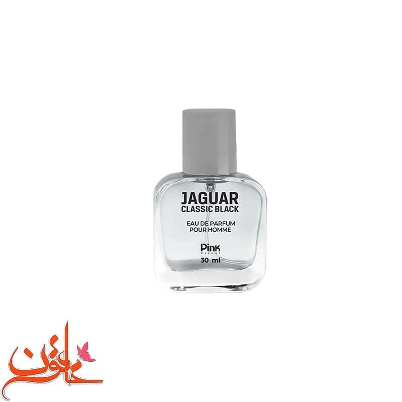 عطر جیبی مردانه پینک ویژوآل مدل Jaguar Classic Black حجم 30 میلی لیتر