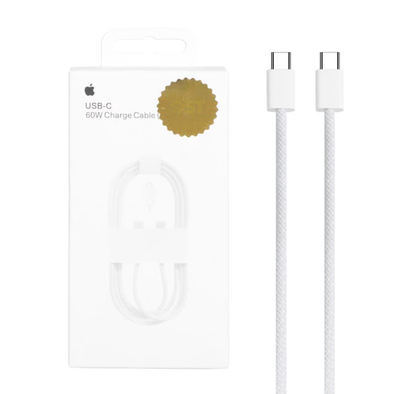 کابل شارژ دو سر TYPE-C اپل اورجینال مدل iPhone 16 pro max — تصویر ۲