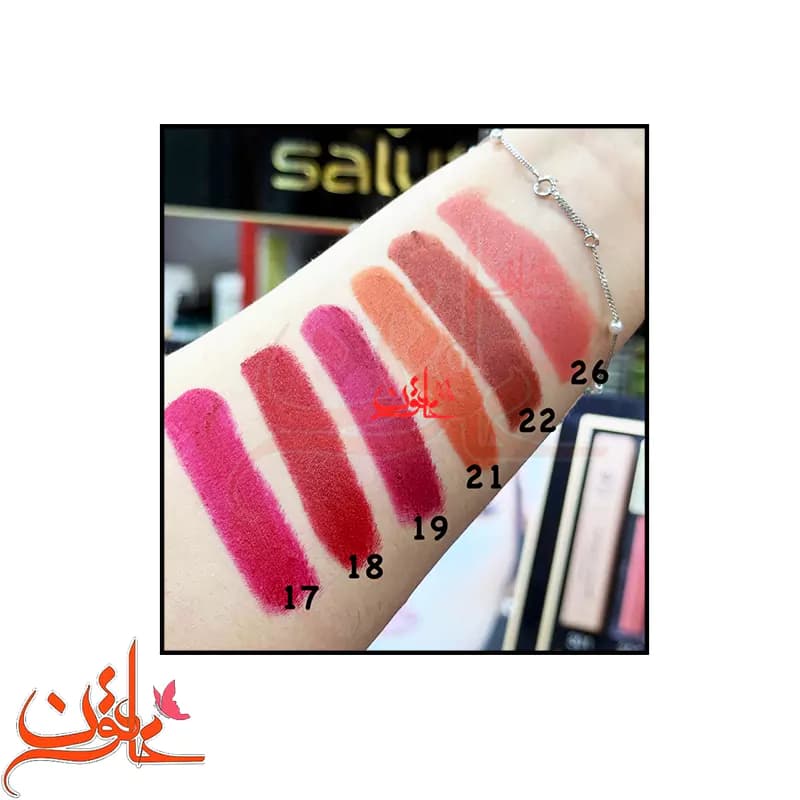 رژ لب گلدن رز شماره 21 مدل ولوت مات Golden Rose Velvet Matte Lipstick — تصویر ۲
