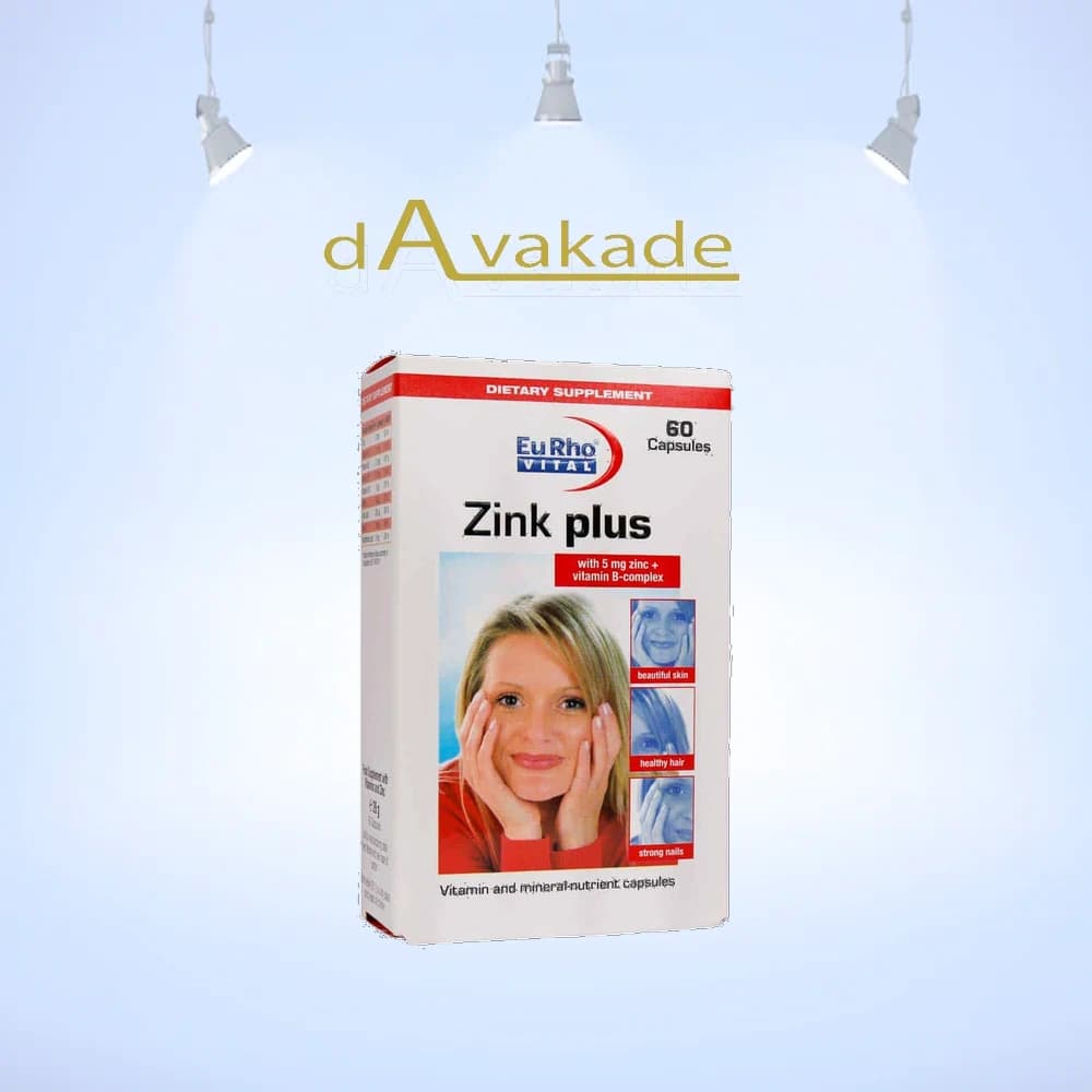 کپسول زینک پلاس ۱۰ میلی‌گرم یوروویتال EuRho Vital