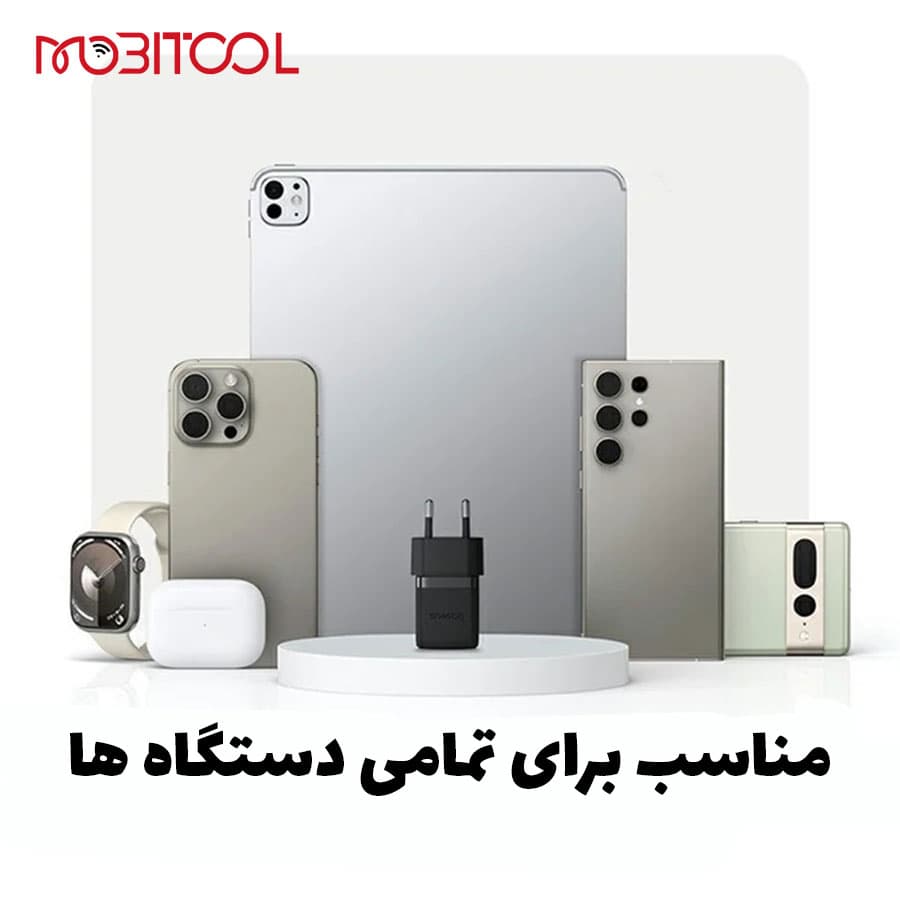 آداپتور شارژ 20 وات بیسوس با کابل دو سر تایپ سی Baseus CCZC20CE 1C 20W Type-C Palm Fast Charger P10111602113 — تصویر ۸