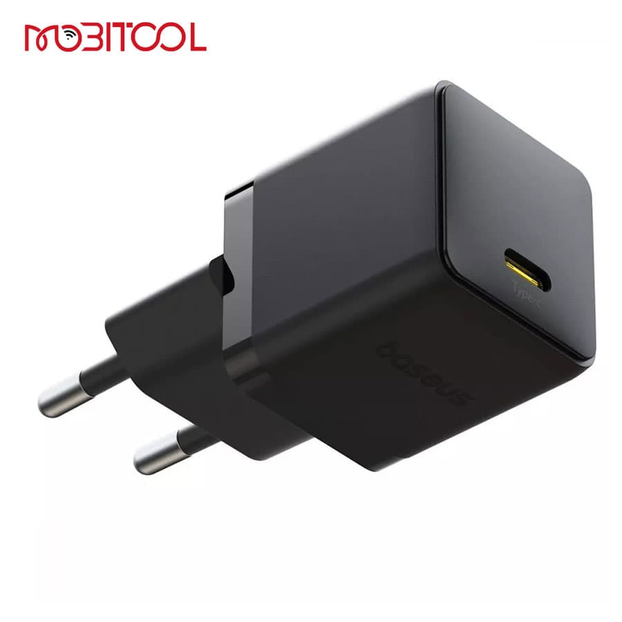 آداپتور شارژ دیواری 20 وات بیسوس Baseus CCZC20CE Palm Fast Charger 1C 20W EU P10111602113-00 — تصویر ۶
