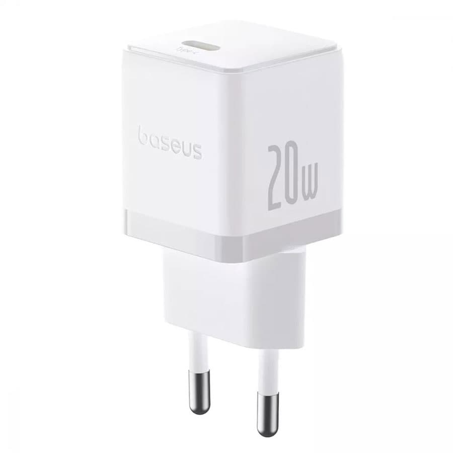 آداپتور شارژ دیواری 20 وات بیسوس Baseus CCZC20CE Palm Fast Charger 1C 20W EU P10111602113-00 — تصویر ۲