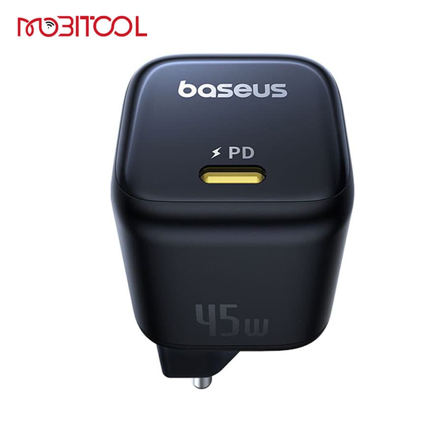 آداپتور شارژ دیواری 45 وات بیسوس Baseus PicoGo Ultra Mini Fast Charger 45W CCGAN45CE — تصویر ۵