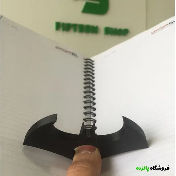 نگهدارنده صفحه کتاب طرح بتمن – مشکی — تصویر ۲