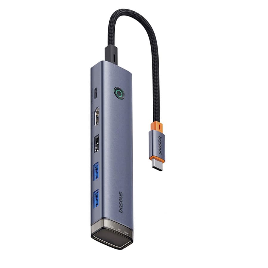 هاب تایپ سی 6 پورت بیسوس Baseus UltraJoy Series 6-Port Hub Air BS-OH164 B00052802811