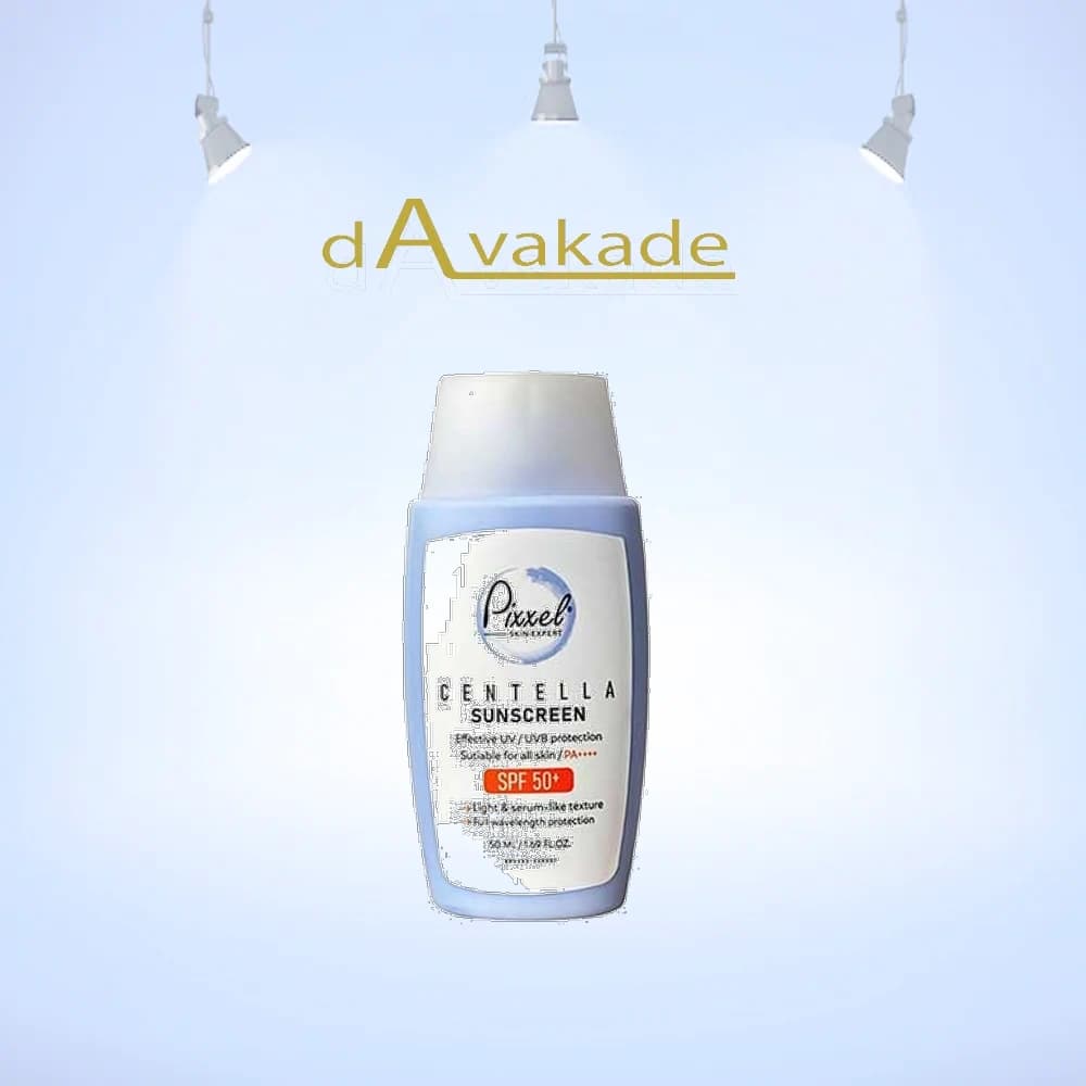 PIXXEL کرم ضد آفتاب صورت بدون رنگ سنتلا SPF50