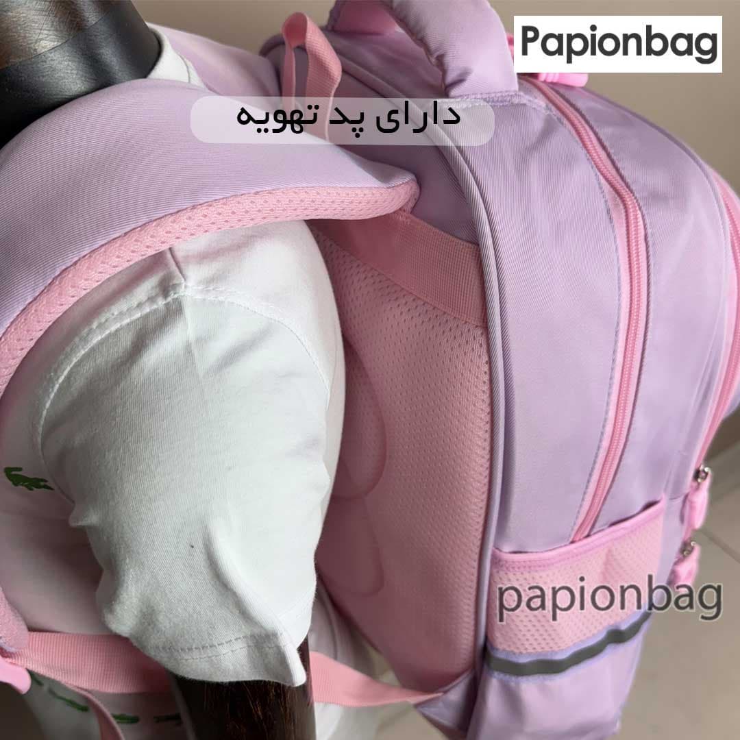 کیف مدرسه کرومی و ملودی نگین دار اعلاء کد961 — تصویر ۷