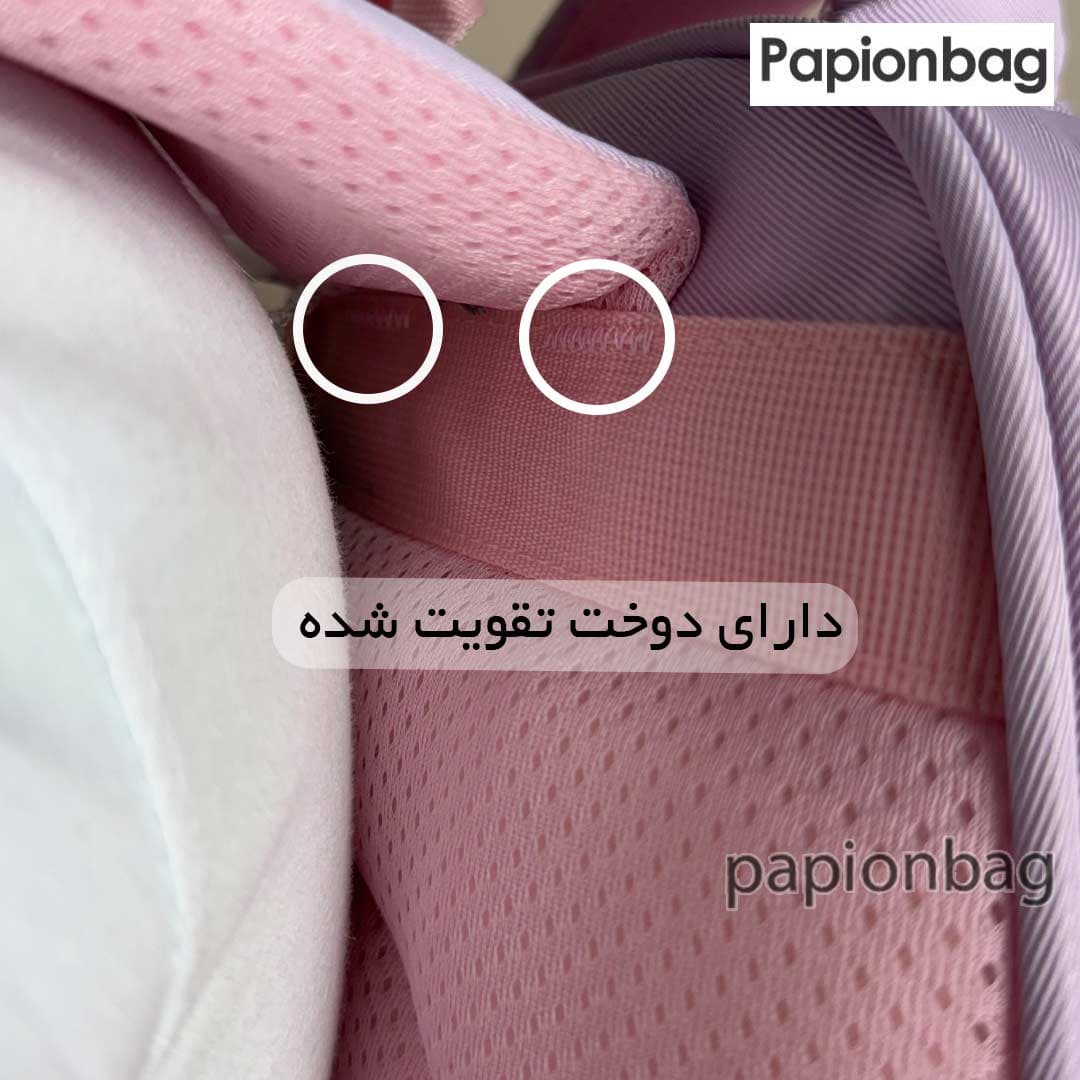 کیف مدرسه کرومی و ملودی نگین دار اعلاء کد961 — تصویر ۶