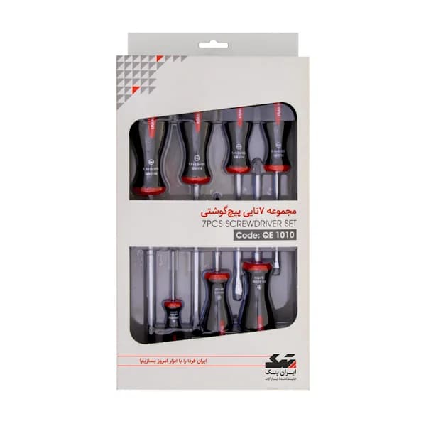 ست پیچ گوشتی 7 عددی ایران پتک QE 1010 — تصویر ۵