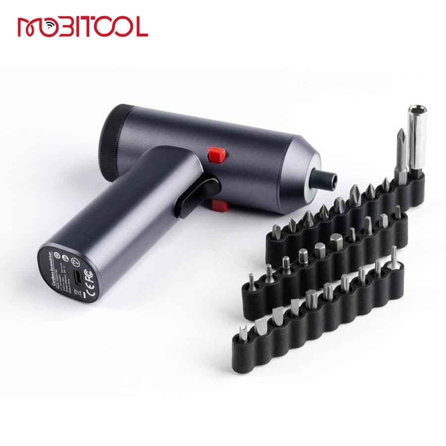 پیچ گوشتی شارژی تفنگی با 30 سری پاورولوژی Powerology 30 Bits Electric Screwdriver Gun P30IN1CSS — تصویر ۷