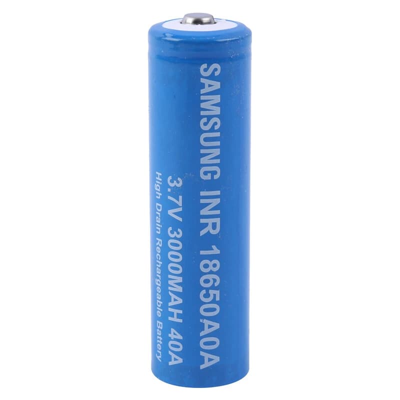 باتری لیتیومی شارژی Samsung 18650 3000mAh بسته 2 عددی کد 1 — تصویر ۴