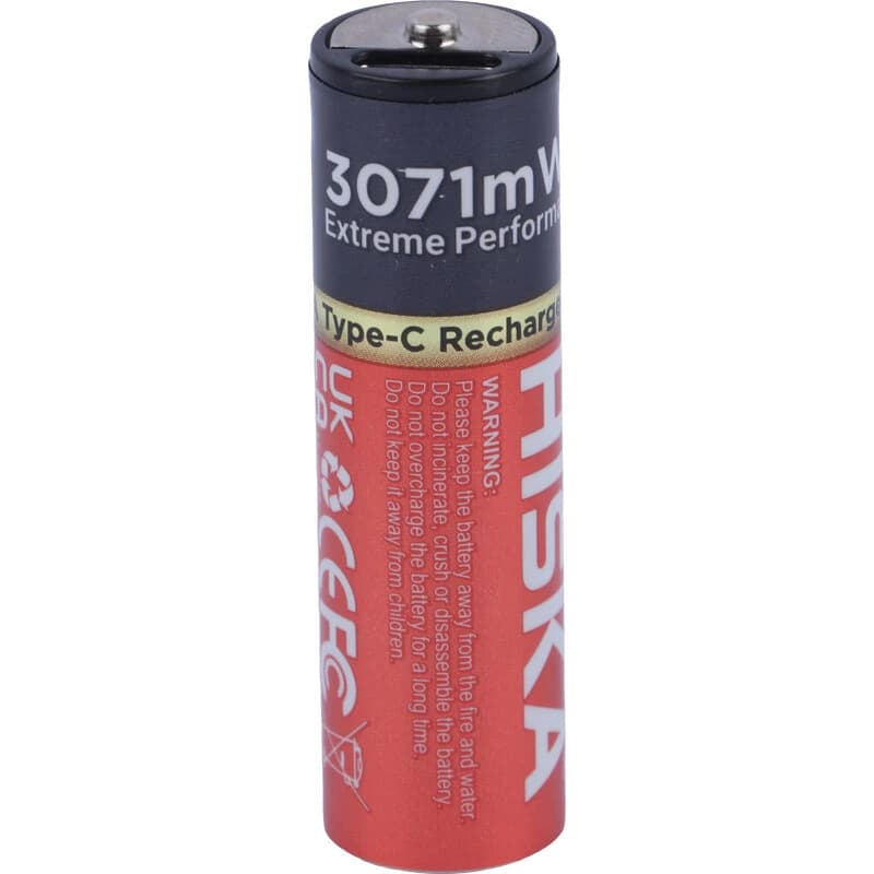باتری دوتایی قلمی شارژی هیسکا Hiska H16-AA2 AA 835mAh — تصویر ۶
