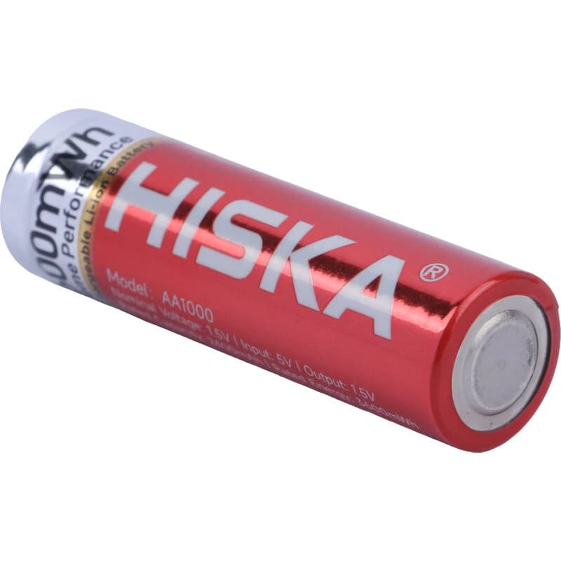 باتری دوتایی قلمی شارژی هیسکا Hiska H15-AA2 AA 2400mAh — تصویر ۴