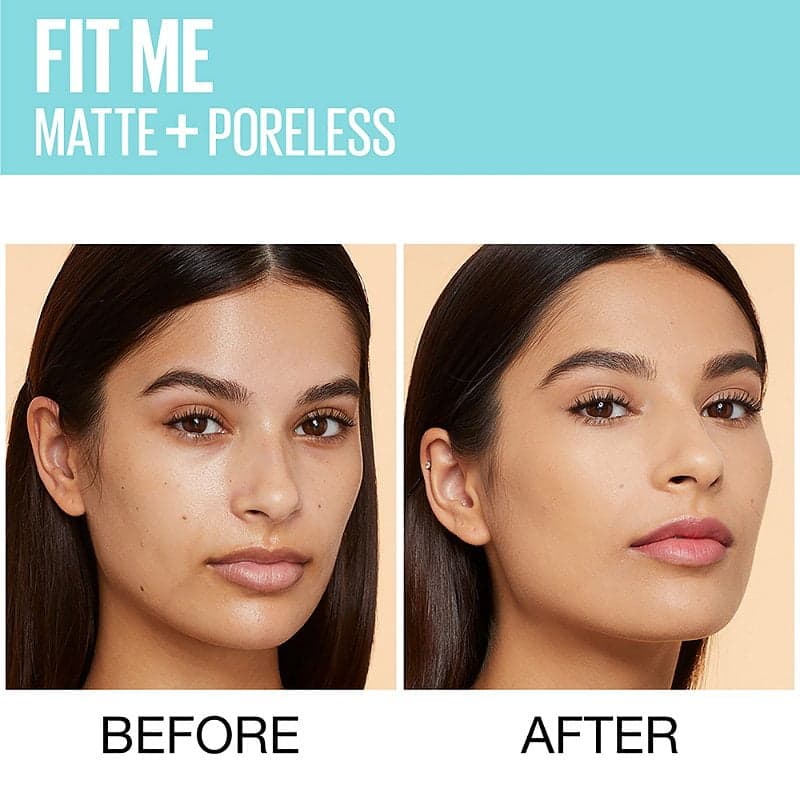 کرم پودر فیت می پرولس میبلین Maybelline Fit Me Foundation Poreless — تصویر ۴