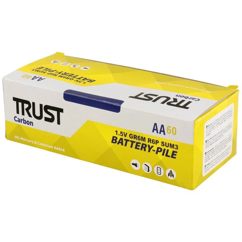 باتری چهارتایی قلمی تراست Trust Super Life R6P شرینک — تصویر ۲