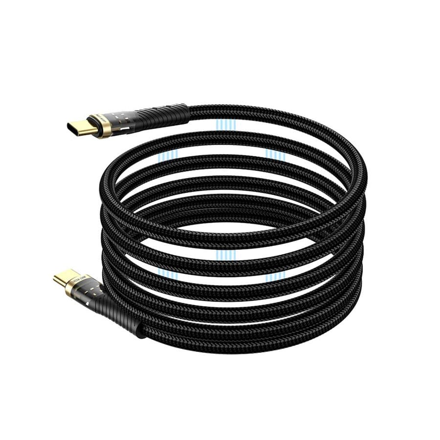 کابل تایپ سی به تایپ سی 100 وات مگنتی گرین لاین Green Lion Magnetic Cable USB-C to USB-C