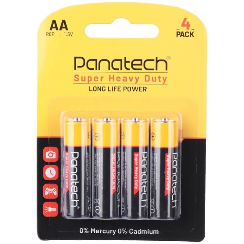 باتری چهارتایی قلمی پاناتک Super Heavy Duty R6P