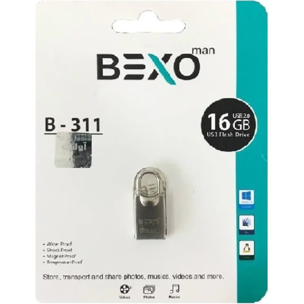 فلش مموری بکسو مدل B311 ظرفیت 16 گیگابایت