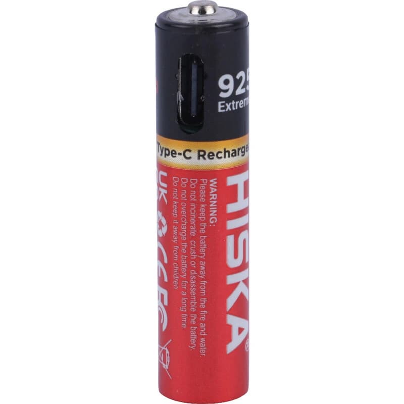 باتری دوتایی نیم قلمی شارژی هیسکا Hiska H16-AAA2 AAA 250mAh — تصویر ۵