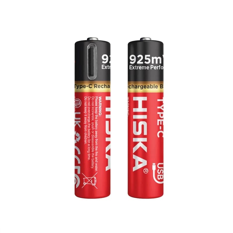 باتری دوتایی نیم قلمی شارژی هیسکا Hiska H16-AAA2 AAA 250mAh — تصویر ۹