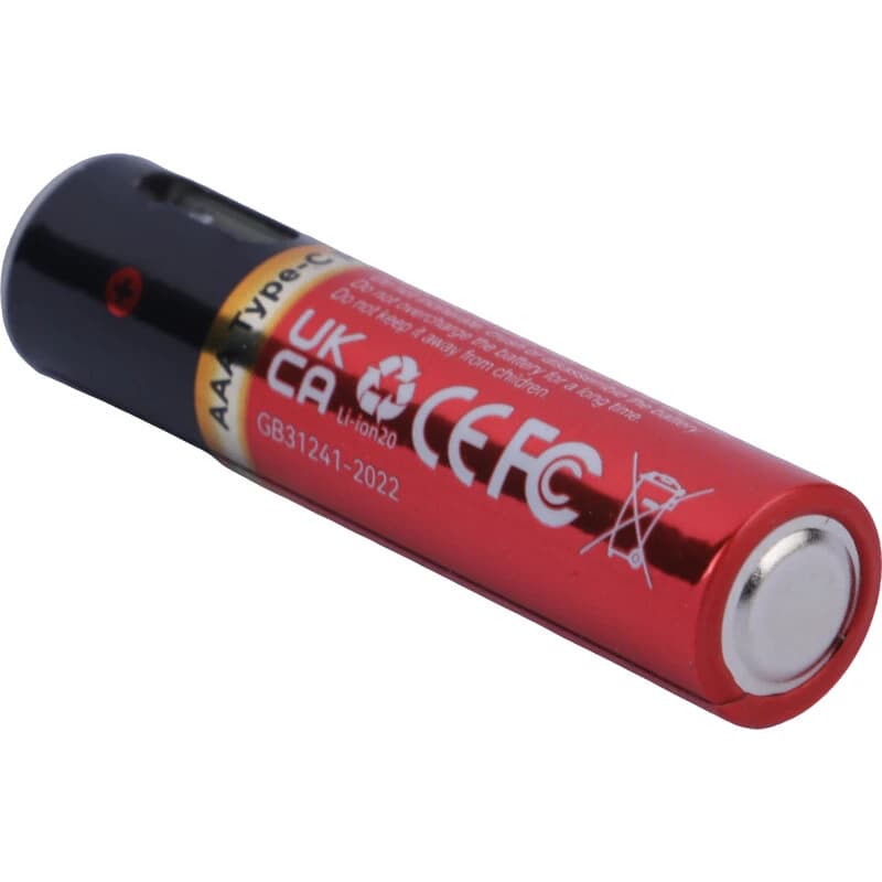 باتری دوتایی نیم قلمی شارژی هیسکا Hiska H16-AAA2 AAA 250mAh — تصویر ۴