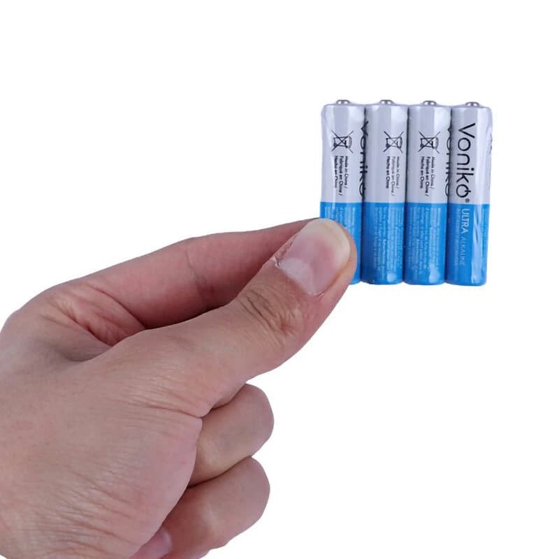 باتری چهارتایی نیم قلمی ونیکو Ultra Alkaline LR03 شرینک — تصویر ۳