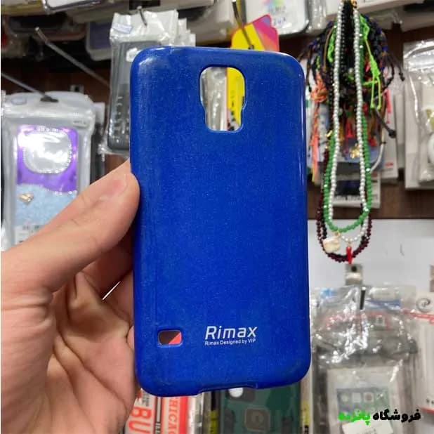 قاب ژله ای سامسونگ S5 مدل Rimax – آبی کاربنی