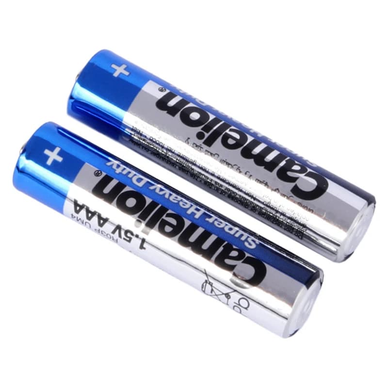 باتری دوتایی نیم قلمی کملیون Super Heavy Duty R03P-SP2B شرینک — تصویر ۲