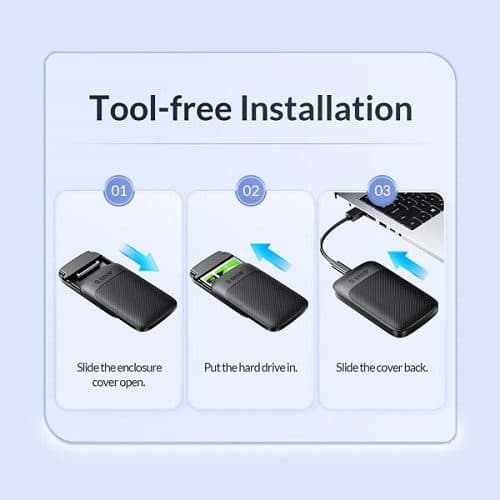 باکس هارد 2.5 اینچ USB 3.0 اوریکو مدل 2020U3-V1 — تصویر ۴
