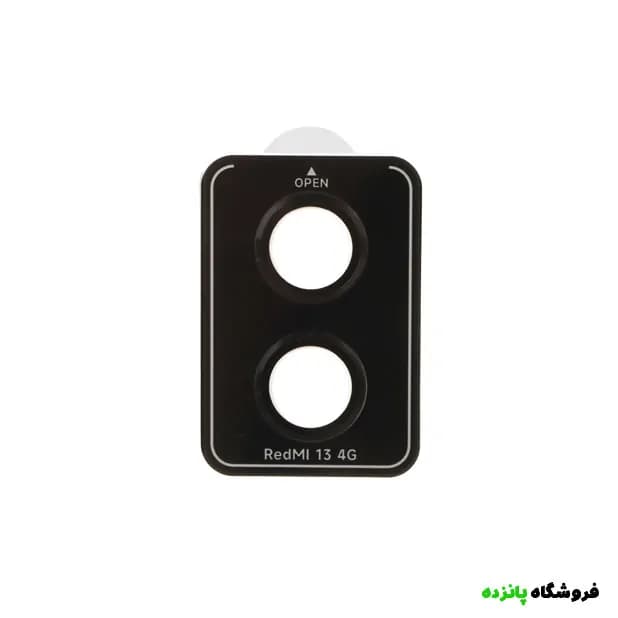 محافظ لنز رینگی اورجینال شیائومی Redmi 13X شابلون دار – مشکی