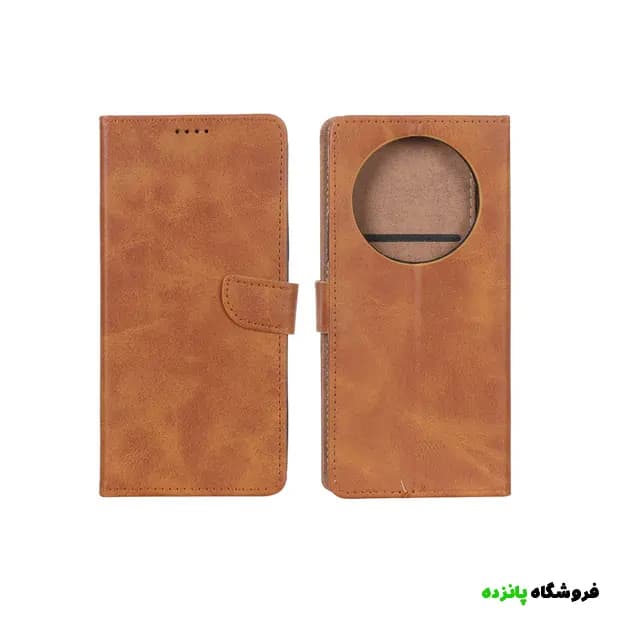 کیف چرمی موبایل شیائومی Redmi A3 مگنتی – عسلی