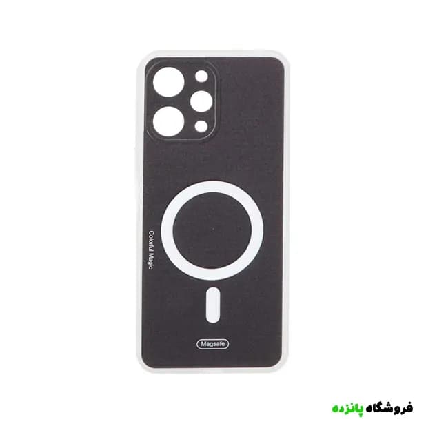قاب مگ سیف شیائومی Redmi 12 محافظ لنزدار طرح Colorful Magic – مشکی