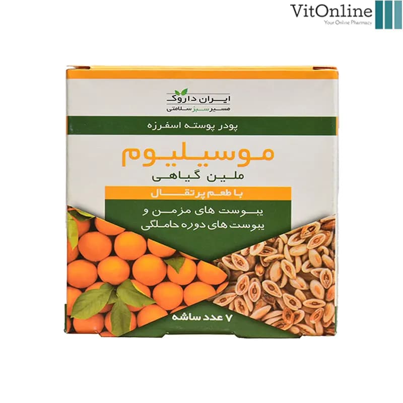 ساشه موسیلیوم ملین گیاهی ایران داروک 7 عددی
