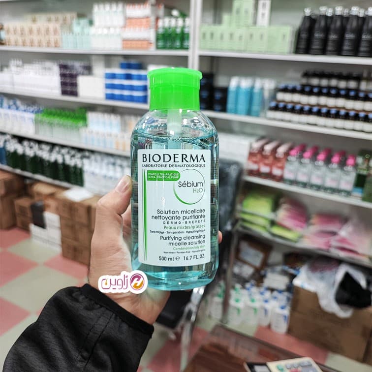 میسلارواتر بیودرما پوست چرب 500میل — تصویر ۲