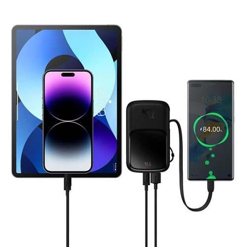 پاوربانک بیسوس مدل Qpow pro ظرفیت 20000 میلی آمپر ساعت — تصویر ۴