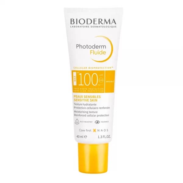 ضد آفتاب بی رنگ بایودرما فتودرم فلوئید مکس SPF100 اصل فرانسه