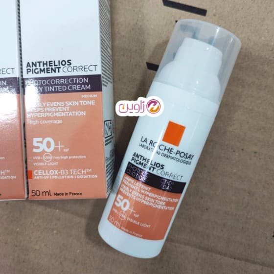 کرم ضد افتاب رنگی لاروش پوزای spf50 — تصویر ۲