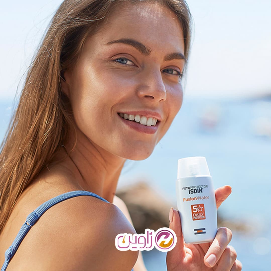 ضدآفتاب بی رنگ بدون چربی ایزدین 50 spf — تصویر ۲
