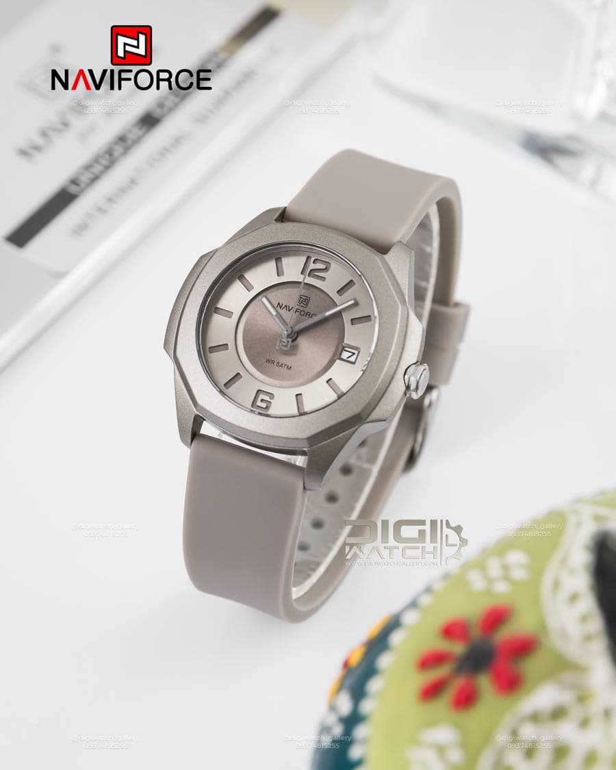 ساعت مچی زنانه نیوی فورس مدل NAVIFORCE NF7107 GY/GY — تصویر ۱۰