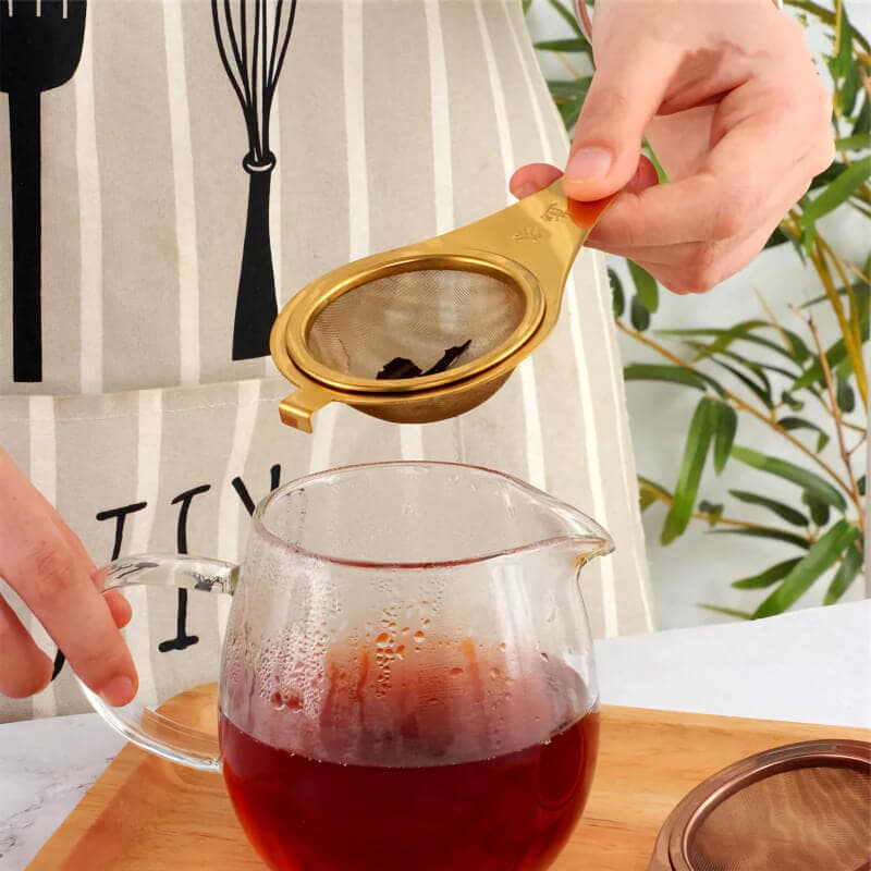 چای صاف کن استیل پایه دار Q824 — تصویر ۴