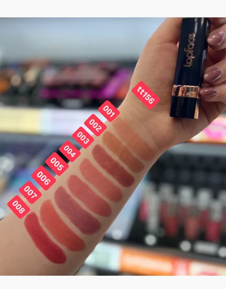 رژ لب جامد تاپ فیس مدل Instyle creamy lipstick — تصویر ۳