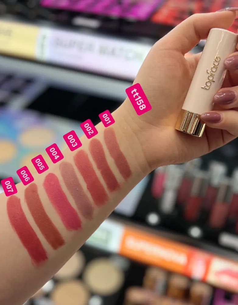 رژ لب جامد تاپ فیس مدل Soft Matte — تصویر ۳