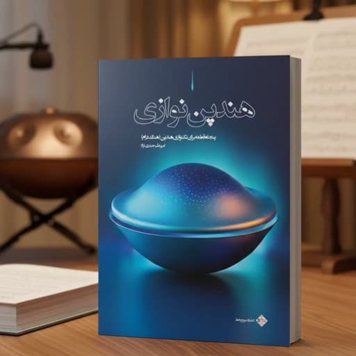 کتاب هندپن نوازی ساز هنگ درام 50 قطعه برای تکنوازی هنگ درام اثر امیر علی حیدری نژاد نشر پنج خط
